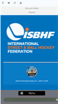 Mobile Screenshot of isbhf.com